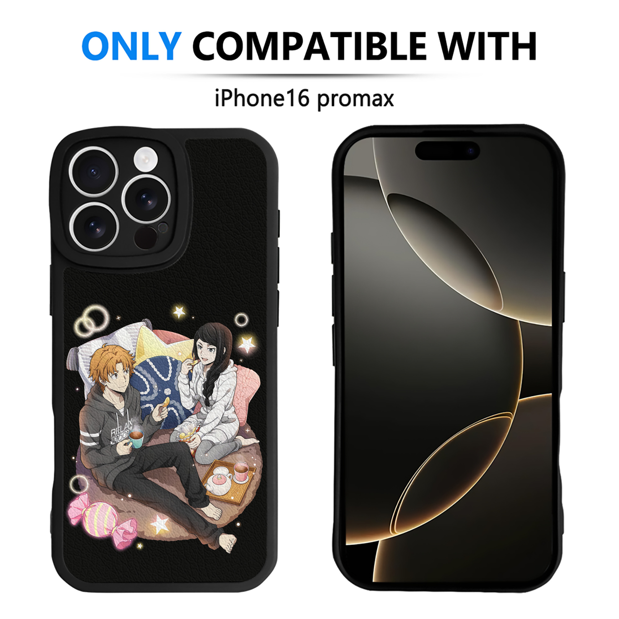 （画像用） 文豪ストレイドッグス Bungo Stray Dogs 【iPhone 16シリーズ対応】シリコンスマホケース（レザー調） 材質：シリコン